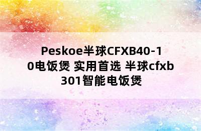 Peskoe半球CFXB40-10电饭煲 实用首选 半球cfxb301智能电饭煲